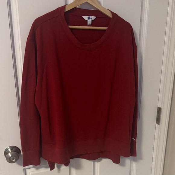 JoyLab Deep Red Sweatshirt - Picture 1 of 4